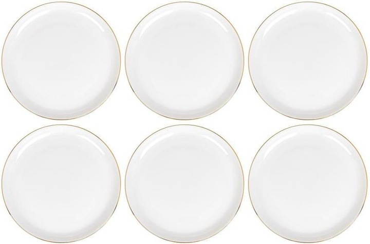Furber Assiettes petit déjeuner & dessert (6 x, 21 cm)