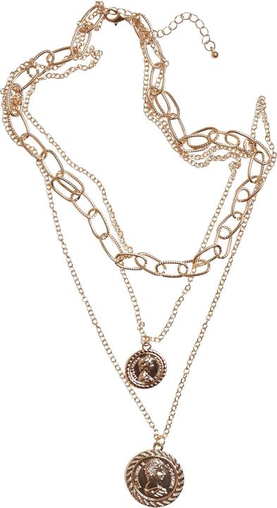 Actual product image Urban Classics Patricia Layering Necklace (Array, Upper material 1: 60% zinc alloy 40% iron)