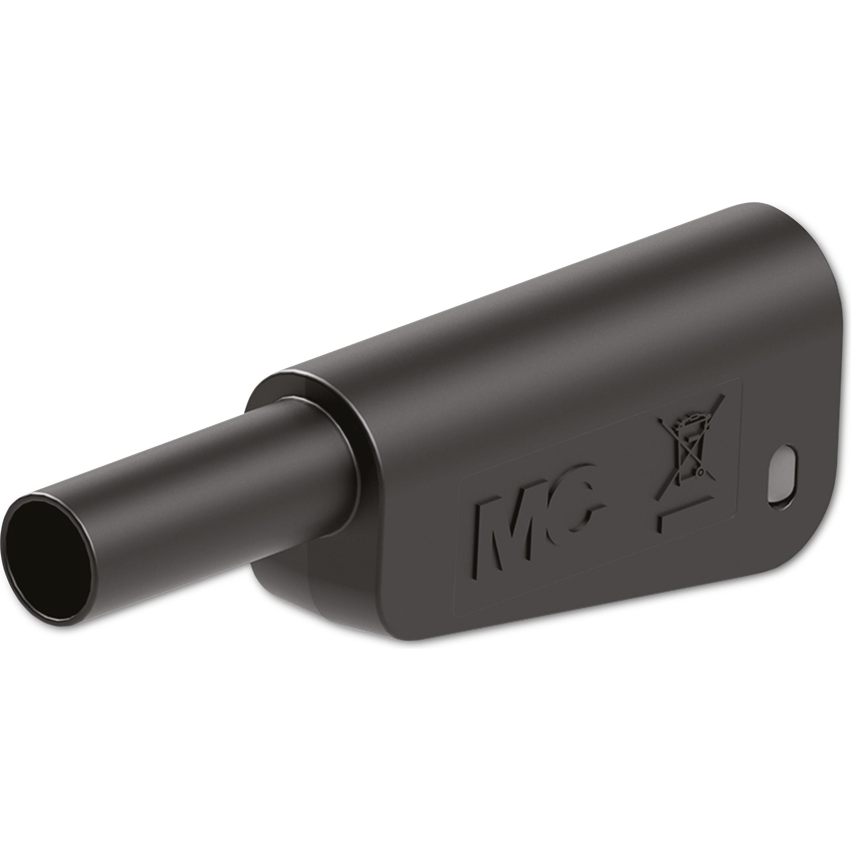 Thumbnail - Stäubli SLM-4A-46 Sicherheits-Lamellenstecker Stecker Stift-Ø: 4 mm Schwarz 1 St, Elektronikkabel + Stecker, Schwarz