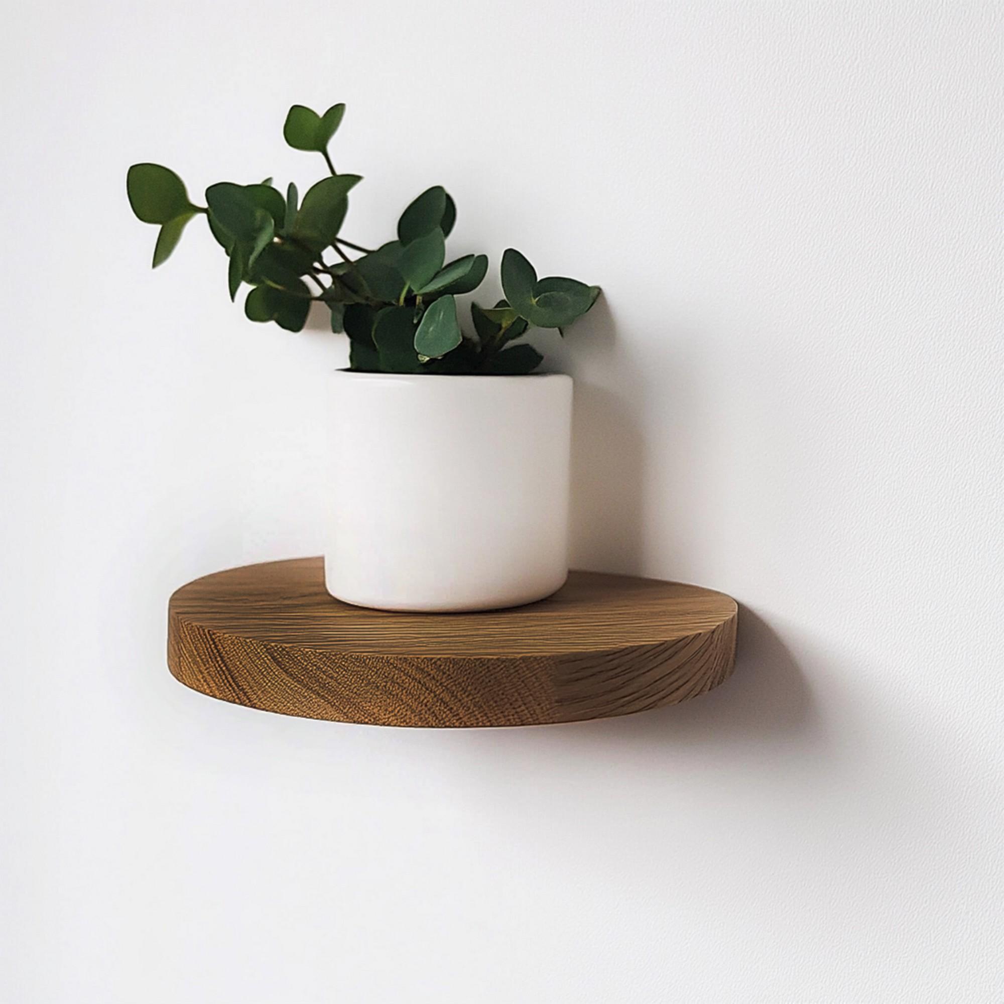 Hanah Home, Scaffale, Vibe Four Decorative Wooden Wall Shelf