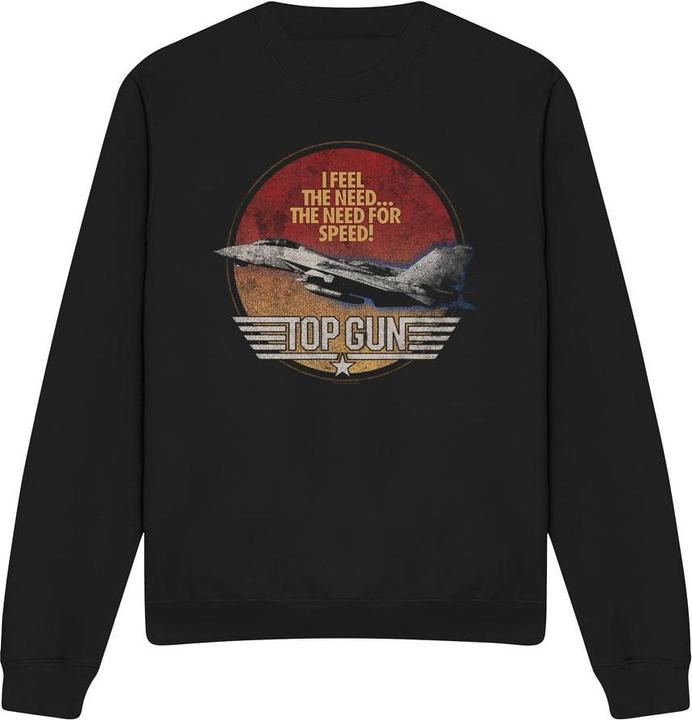 Actual product image Top Gun Unisex Adult Fighter Sweatshirt (M)