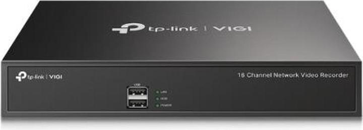 Produktbild TP-Link VIGI NVR1016H 16 Kanal Netzwerk Video Recorder, 1x bis zu 10TB SATA HDD intern montierbar, R (Netzwerk Videorecorder (NVR))