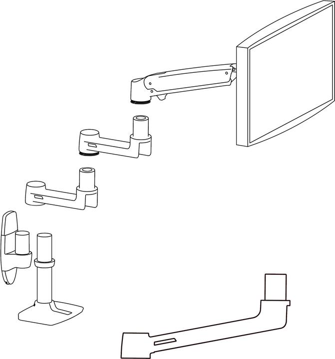 Actual product image Ergotron LX Extension