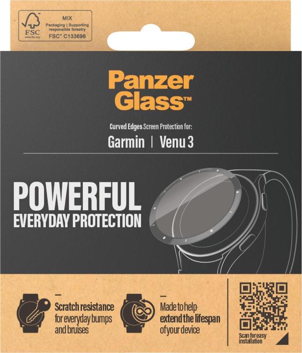 Image du produit PanzerGlass Watch Screen Protector Glass (Garmin Venu 3)