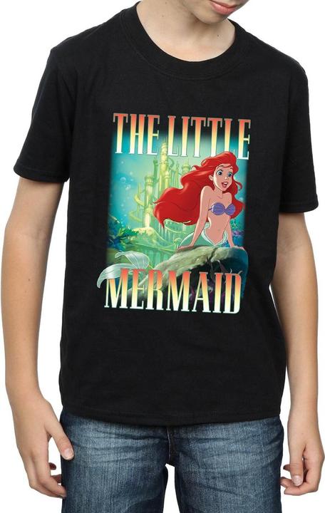 Actual product image Disney Boys The Little Mermaid Ariel Montage T-Shirt (152, 158)