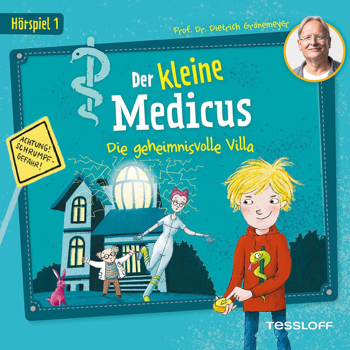 Thumbnail - Der kleine Medicus. Hörspiel 1: Die geheimnisvolle Villa, Hörbücher von Dietrich Grönemeyer, Emil Braun, Cornelia Waibel...