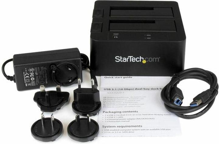 Produktbild StarTech USB 3.1 GEN 2 DUAL-BAY DOCK