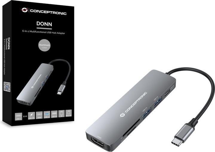 Image du produit Conceptronic USB C zu (USB-C, 6 ports)