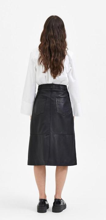 Image du produit Selected Femme Jupe en cuir A-line (34)