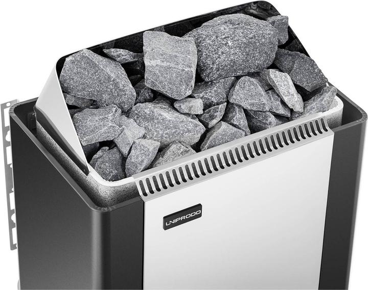 Actual product image Uniprodo Saunaofen Saunaheizgerät Sauna Ofen elektrisch Saunaheizung 9 kW 400 V 3 N