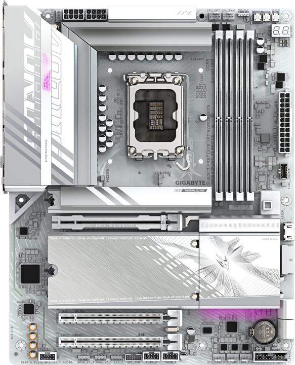 Productafbeelding Gigabyte B860 AORUS ELITE WIFI7 ICE (Socket S1, Intel B860, ATX)