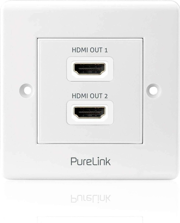 Actual product image Purelink PureInstall HDMI wall box 2 compartment