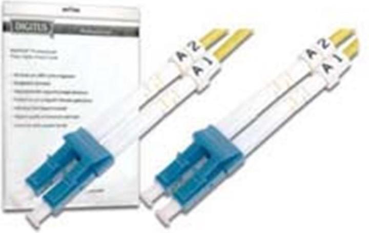 Immagine prodotto Digitus Cavo patch FO LC/LC 09/125µm monomodale duplex senza alogeni con protocollo di misurazione giallo 3m (3 m)