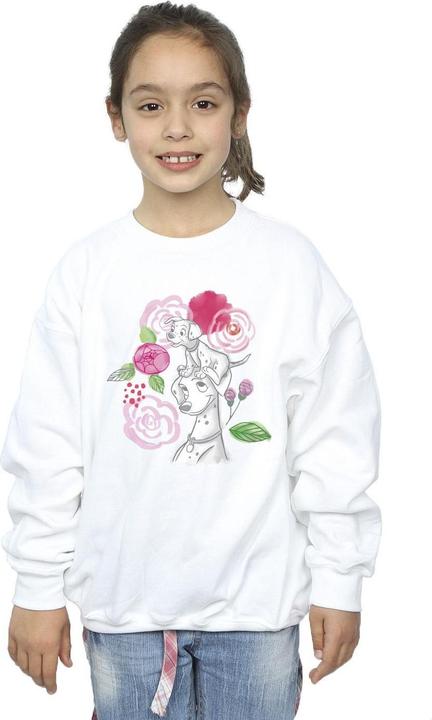 Produktbild Disney 101 Dalmatians Flowers Sweatshirt Mädchen (128)