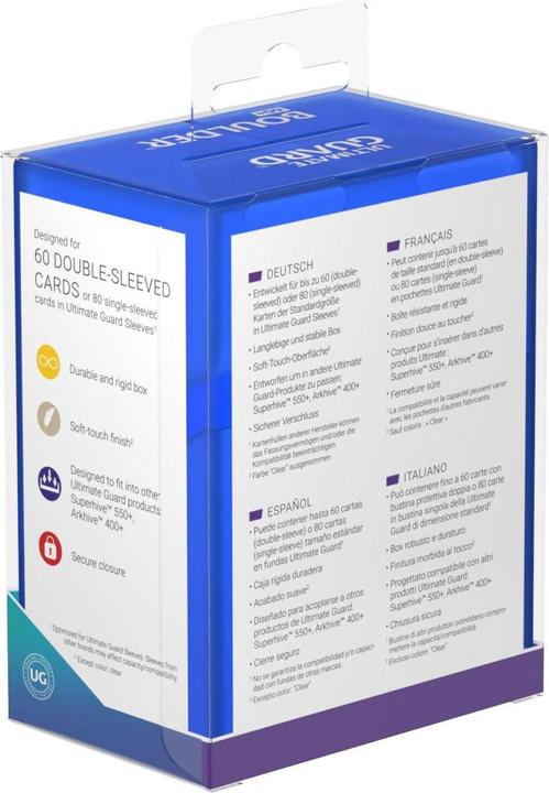 Productafbeelding Ultimate Guard UGD010889 - Kei - 60+ Kaartendoos, standaard formaat, Saffier