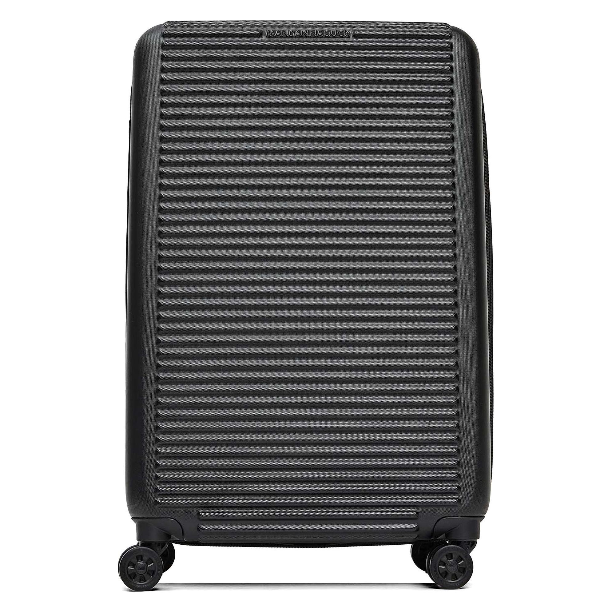 Mandarina Duck, Koffer, Tank Case Trolley, Schwarz, (75 l)