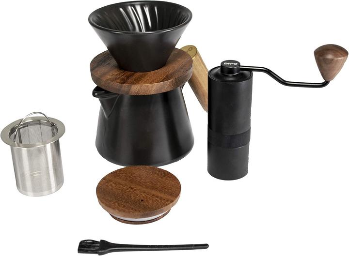 Immagine prodotto Asso Coffee Set completo con macinacaffè e caffettiera a filtro, design elegante