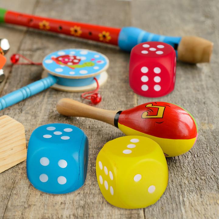 Actual product image Relaxdays 6x Foam Dices