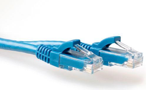 Actual product image ACT Blue 3 meter U/UTP CAT6A patch cable snagless with RJ45 connectors CAT6A U/UTP SNAGLESS BU 3.00M (U/UTP, CAT6a, 3 m)