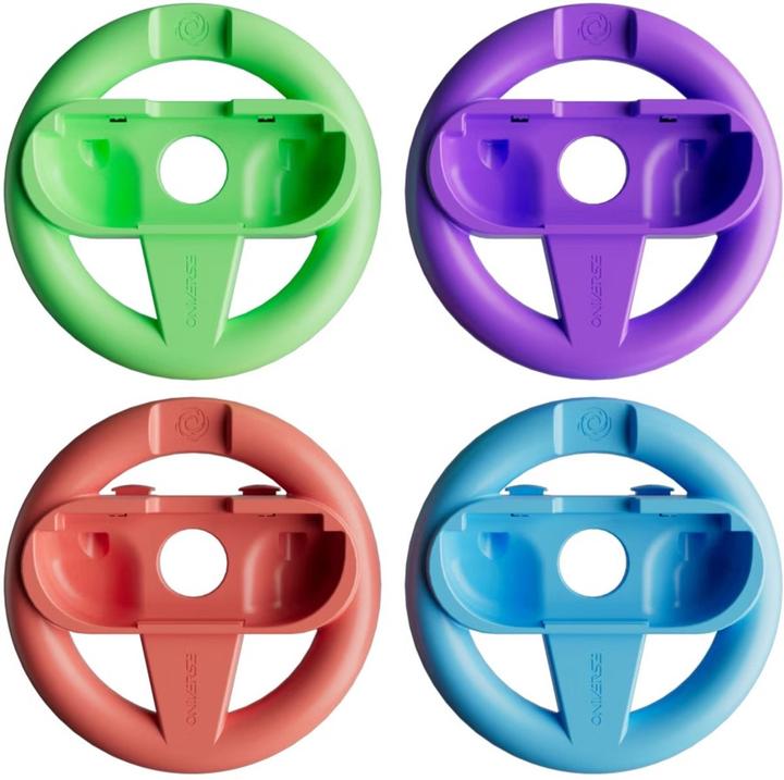 Actual product image Oniverse Set of 4 racing steering wheels for Nintendo Switch™ & Switch 2™ - Gaming accessories (Switch 2)