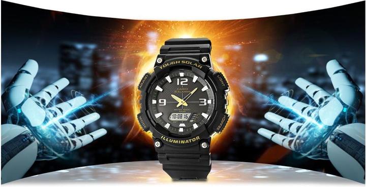 Immagine prodotto Casio SOLAR AQ-S810W-1BVDF Herrenuhr (Orologio sportivo, Orologio da polso analogico, Orologio digitale, 46 mm)