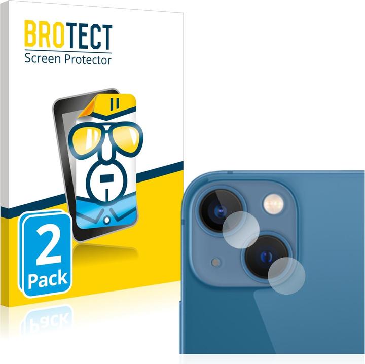 BROTECT Screen Protector Clear (2 pcs., Apple iPhone 13 mini)