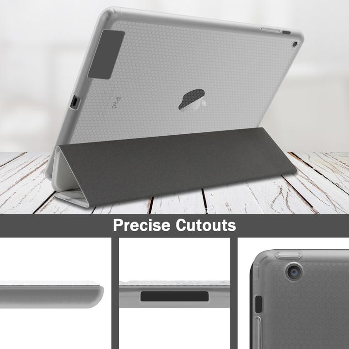 Actual product image Cadorabo Tablet Case Book Tablet Bunter Marmor (3, 4, IPad 2)