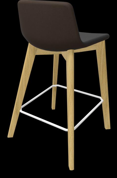 Black, Brown Melange, White, Ash natural light grey stained