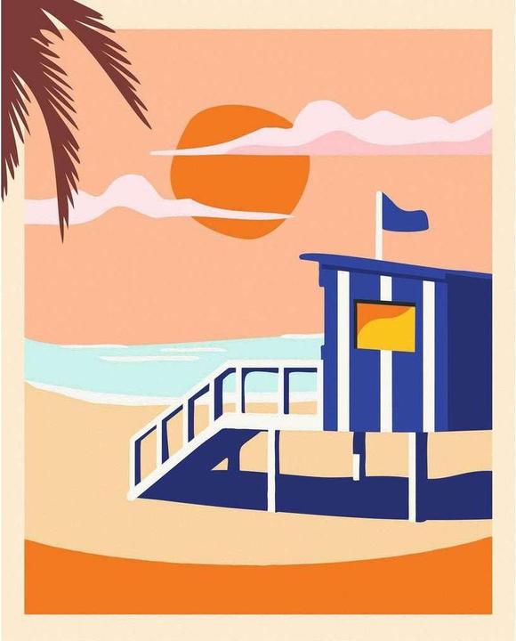 Produktbild Ravensburger CreArt - Malen nach Zahlen 23896 - Beach Cottage - ab 12 Jahren