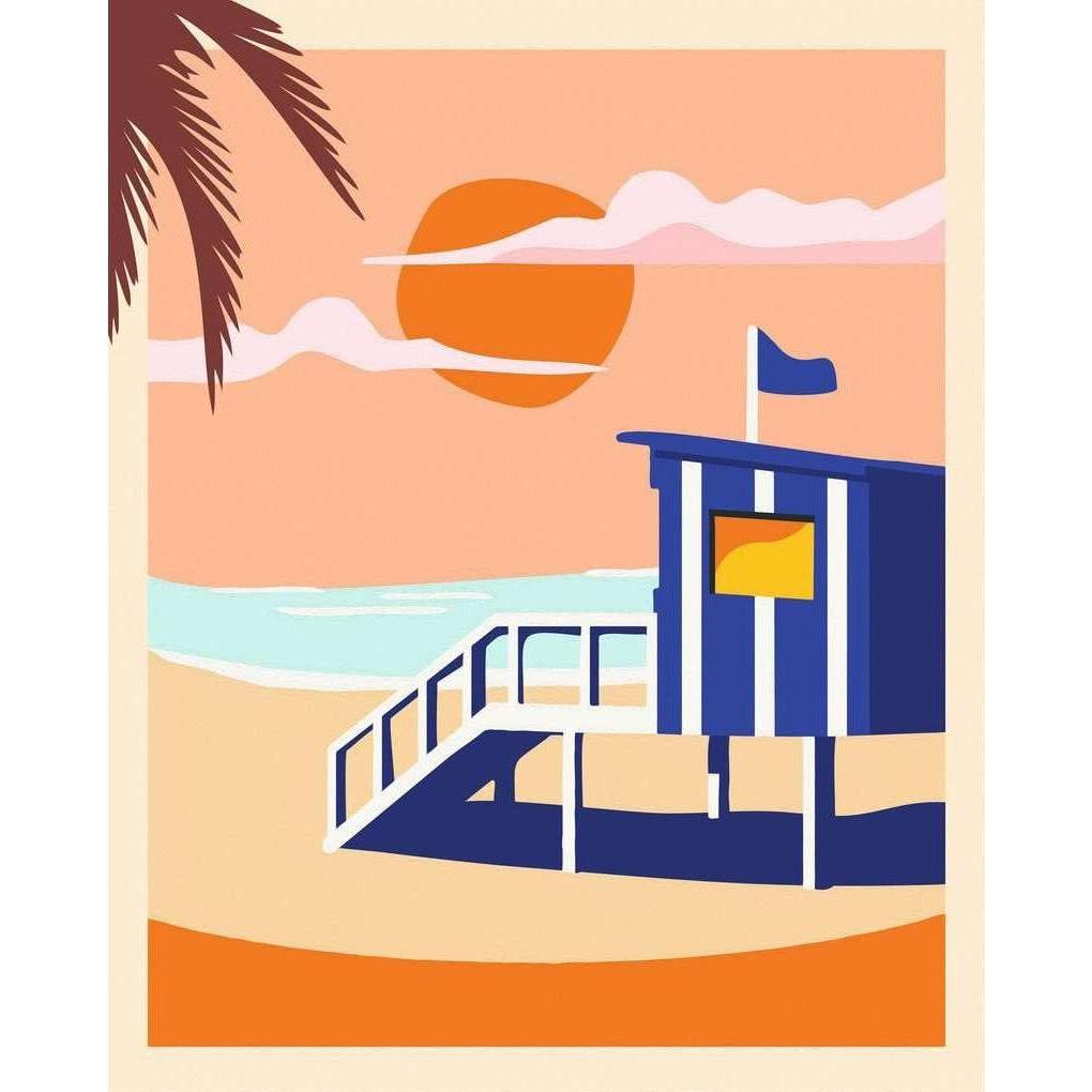 Thumbnail - Ravensburger CreArt - Malen nach Zahlen 23896 - Beach Cottage - ab 12 Jahren