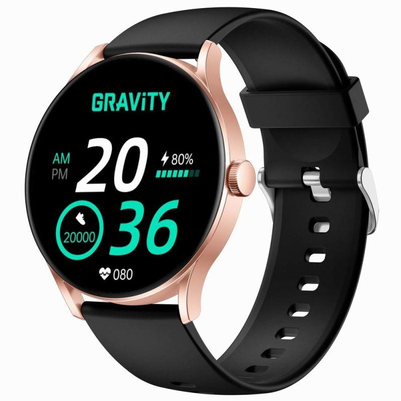 Gravity Smartwatch Smartwatch Czarny Różowy GT2-2 PRO, Smartwatch