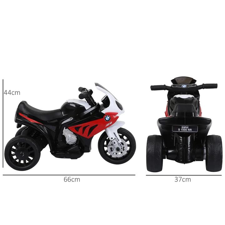 Immagine prodotto Homcom Kinder Elektro Motorrad mit Licht- und Soundeffekte BMW S1000 RR Rot (6 V)