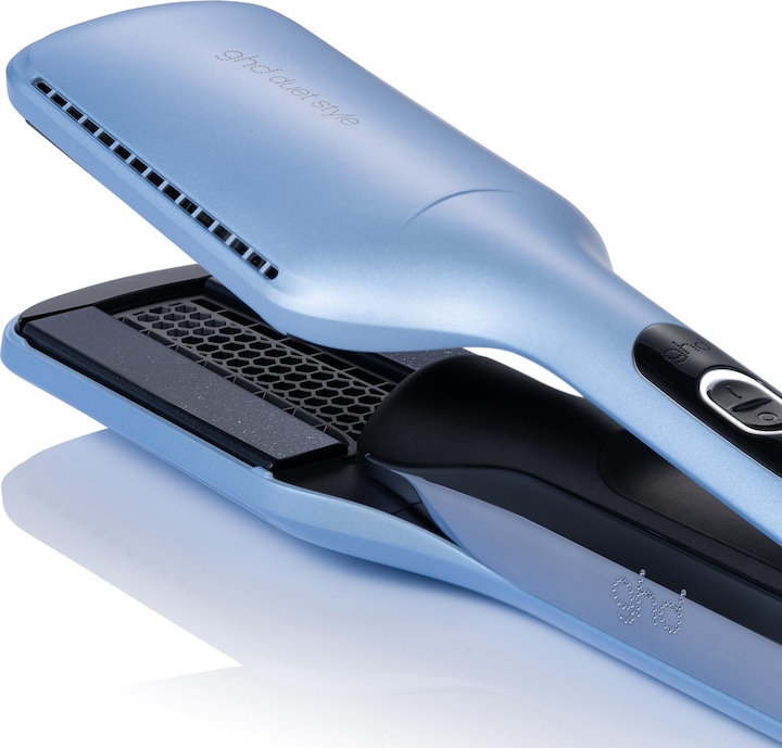 Image du produit ghd Collection Iced Luxe - Duet Style Édition limitée - Styler 2 en 1 à air chaud en bleu ciel (Fer plat)