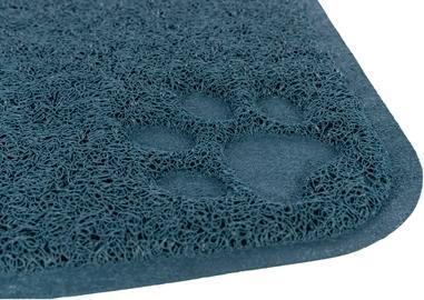 Image du produit Trixie Schoonloopmat Voor Kattenbakken Pvc Blauw - 45X37 Cm