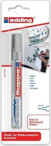 Actual product image Edding 750 gloss varnish marker (Silver, 4 mm, 1 x)