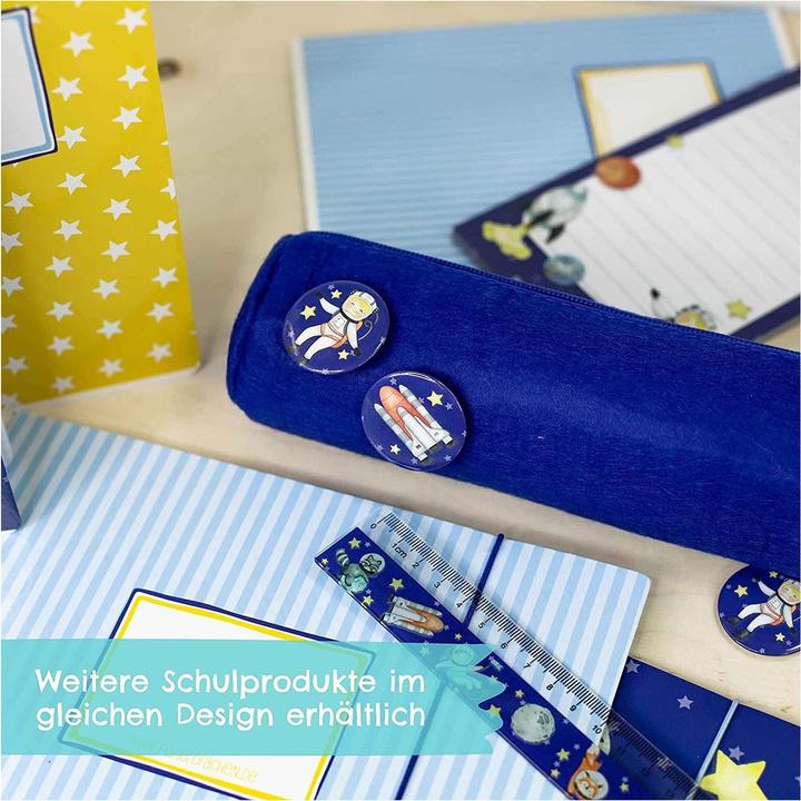 Actual product image Papierdrachen 6-piece writing set - Astronaut