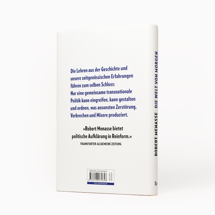 Actual product image Die Welt von morgen (German, Robert Menasse, 2024)