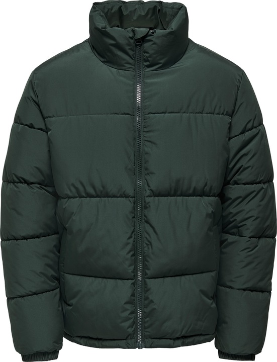 Only & Sons Stehkragen Elastische Bündchen Jacke Daunenjacke (L)