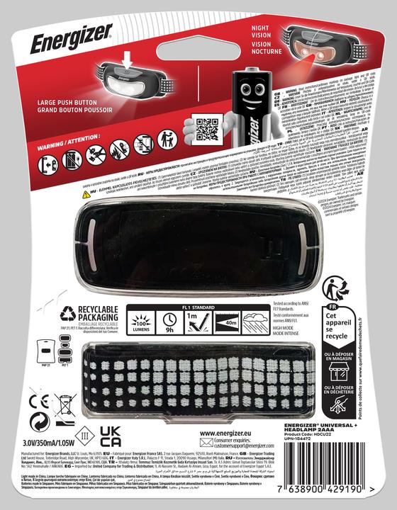Produktbild Energizer Universal Plus (100 lm)