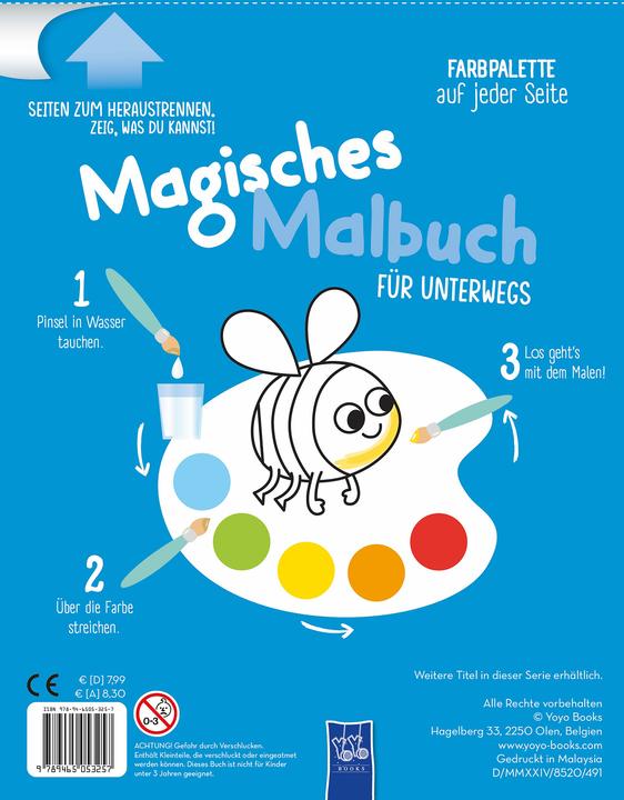 Actual product image Magisches Malbuch fr unterwegs - Cover Seelwe