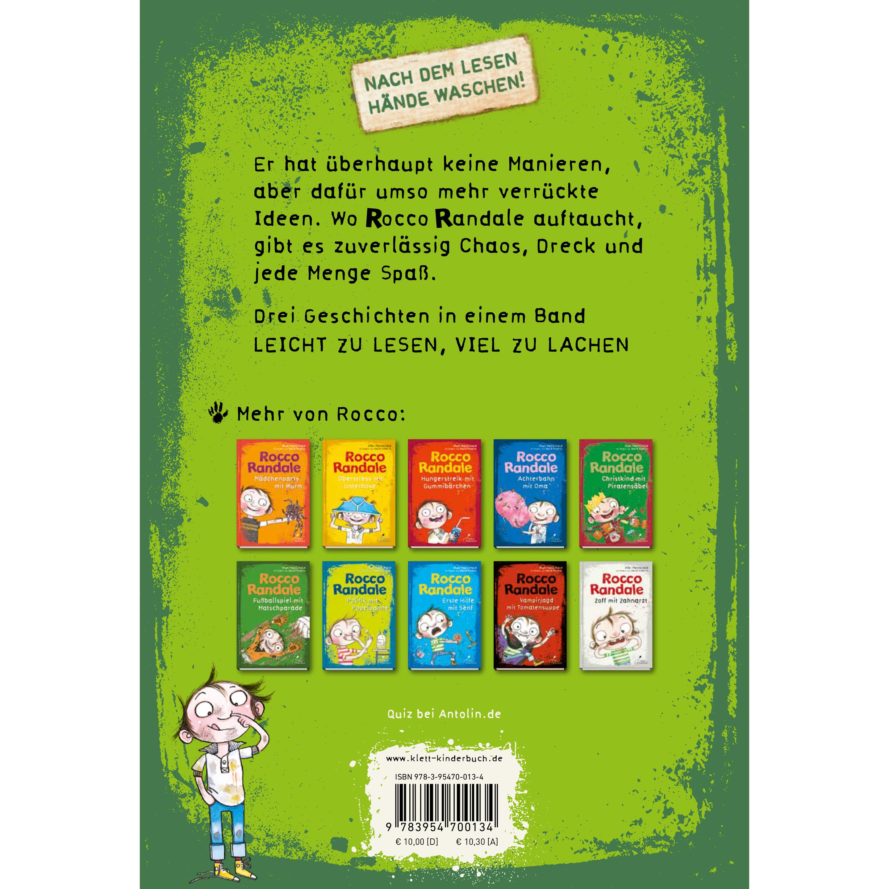 Thumbnail - Rocco Randale - Flohzirkus mit Würstchen, Kinderbücher von David Roberts, Alan MacDonald