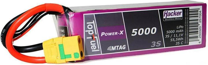 Produktbild Hacker LiPo Pack TF Power-X 5000mAh 3S MTAG (11.10 V, 5000 mAh)