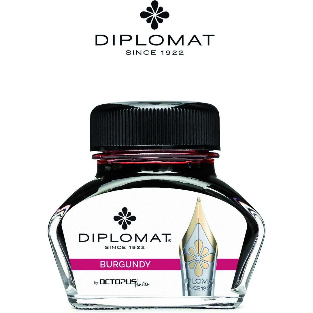 Thumbnail - Diplomat, Ersatzpatrone, Tintenglas Burgunder Rot 30ml (Nachfülleinheit, Burgunderrot)