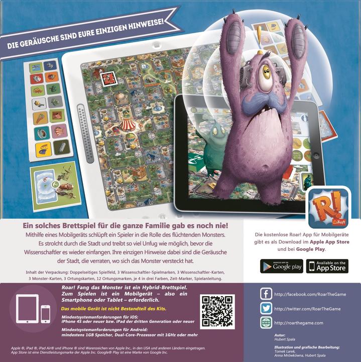 Produktbild Trefl Roar! Fang das Monster Spiel (Deutsch, 2 - 4 Spieler)