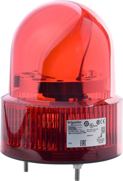 Produktbild Schneider Electric XVR Red Rotating Beacon, 120mm, 24V