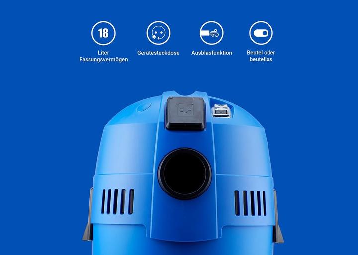 Immagine prodotto Nilfisk Aspirapolvere a secco 1200 W 18 (Aspirapolvere a umido e a secco)