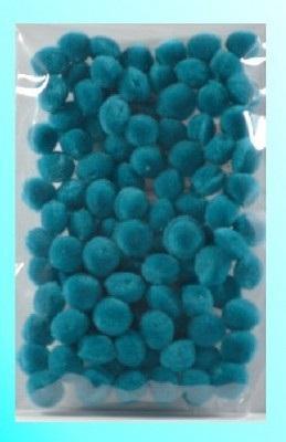 Image du produit Brewis Türkise Pompons 10mm 100 Stk