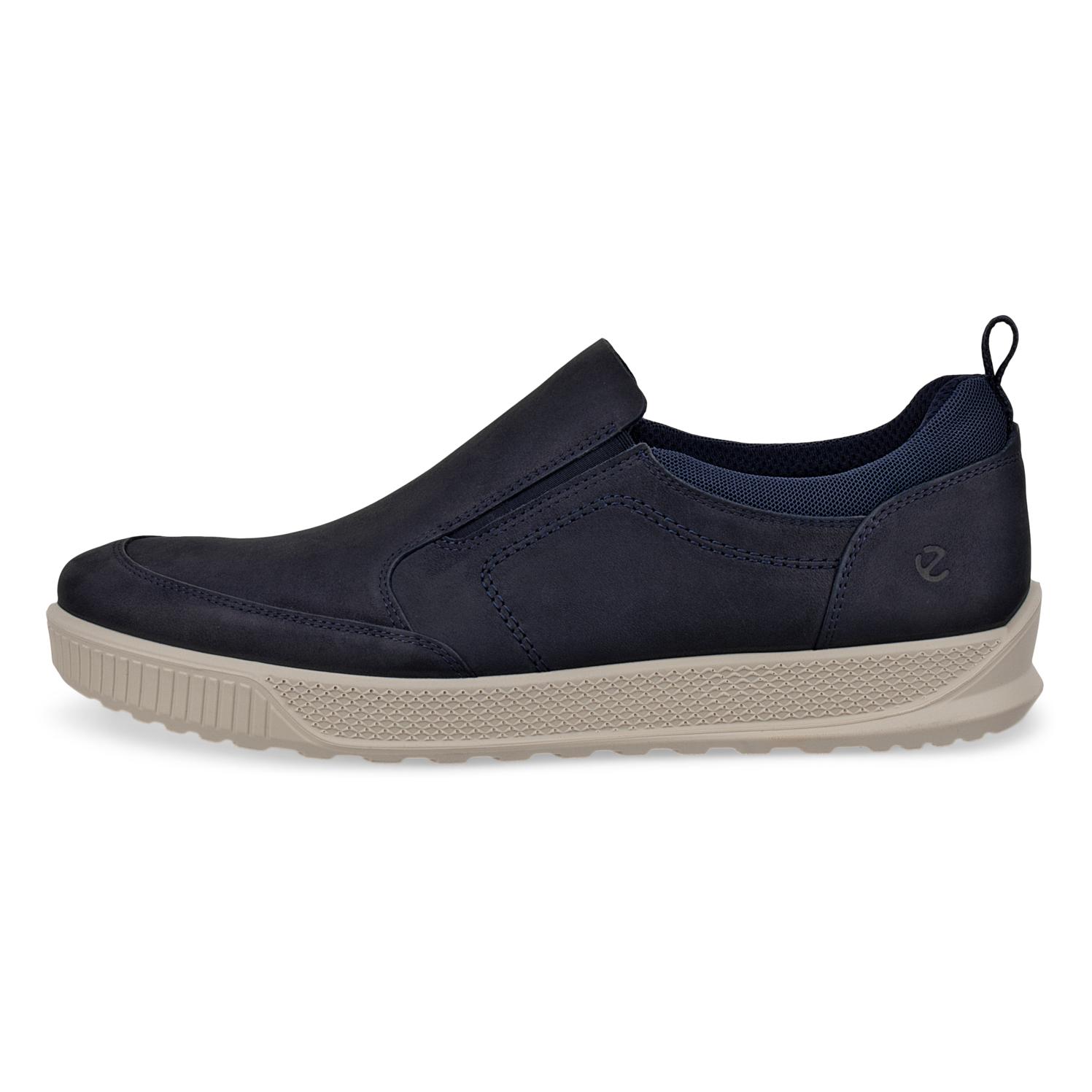 Ecco, Mannen, Sneakers, Byway Sneakers Blauw Leer - Maat 41, Blauw, (41)