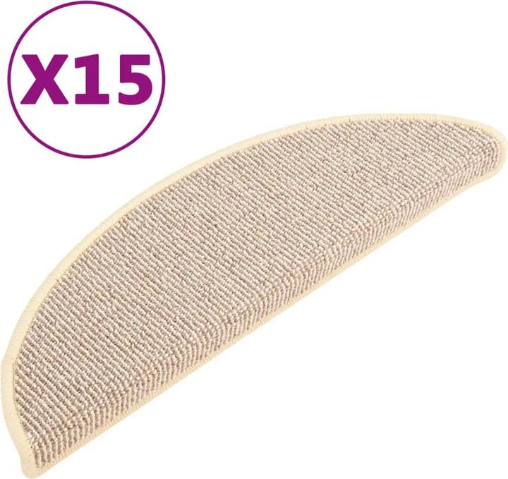 Immagine prodotto vidaXL Treppenmatte (56 x 17 cm)