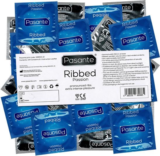 Produktbild Pasante Ribbed (Passion) (144 Stk.)